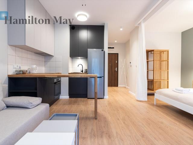 Nowoczesne 35,26 m² mieszkanie z balkonem w Steam Park