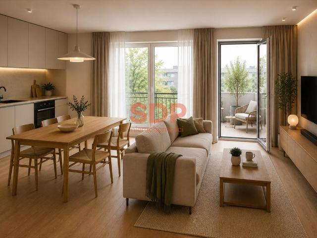 Nowoczesne 37,82 m² z dużymi przeszkleniami i loggią polecam!