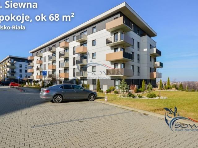 Na sprzedaż nowoczesne 3 pokojowe mieszkanie z balkonem w Bielsku Bała