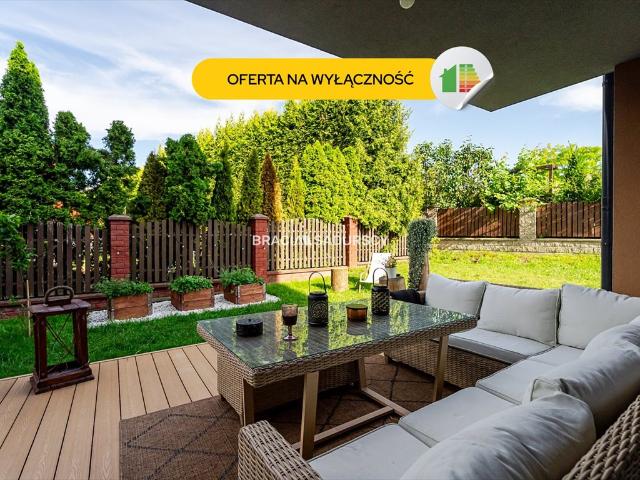 Nowoczesne 3 pokoje z ogrodem i 2 miejscami parkingowymi