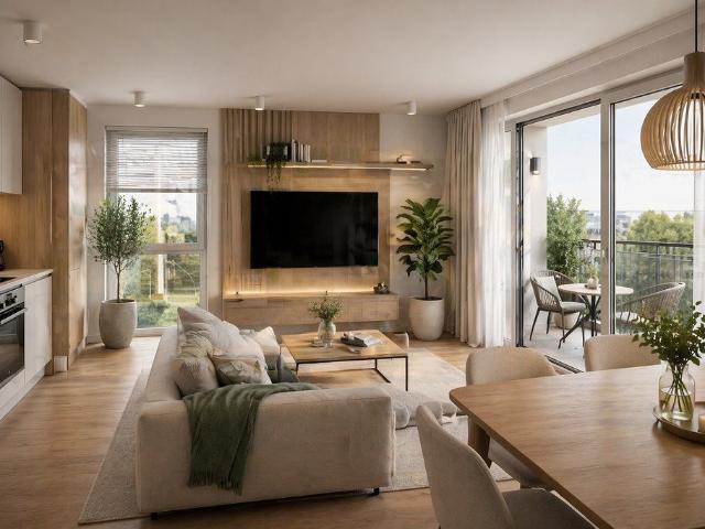 Nowoczesne 3 pokojowe mieszkanie 57,33 m² w Włochach