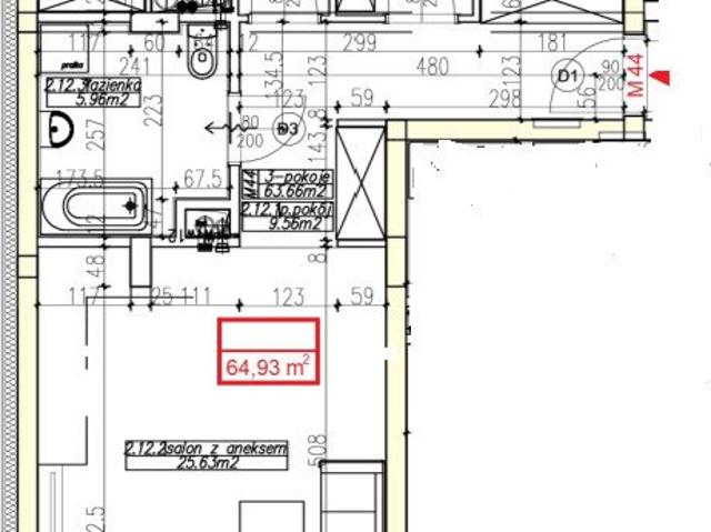 Nowoczesne 3 pokojowe mieszkanie 64,93 m² w Świdniku