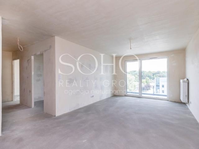 Nowoczesne 3 pokojowe mieszkanie 64,26 m² balkon i zielone otoczenie