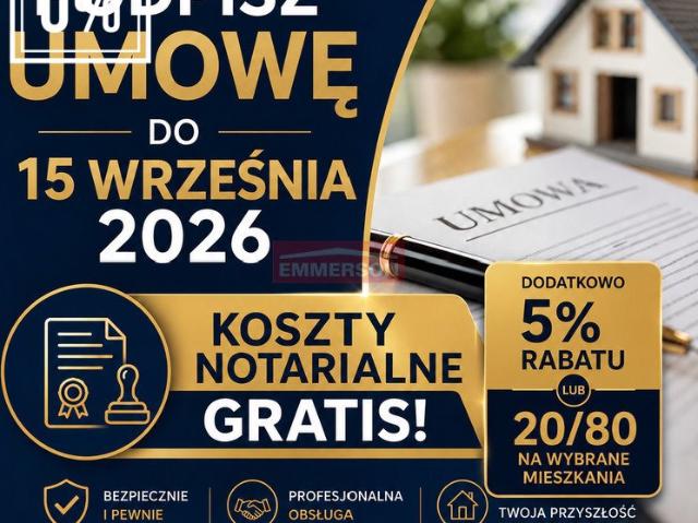 Nowoczesne 3 pokojowe mieszkanie z ogródkiem Podgórze Duchackie
