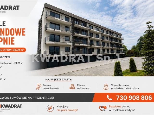 Zapraszam do obejrzenia nowoczesnego 3 pokojowego mieszkania z balkonem w Kępnie