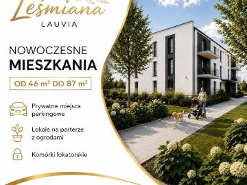 Nowoczesne 3 pokojowe mieszkanie z balkonem w Namysłowie