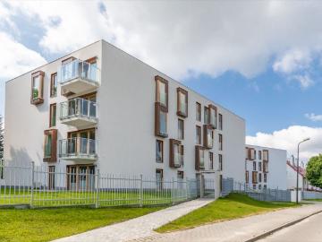 Nowoczesne 3 pokojowe mieszkanie z dużym balkonem, garażem