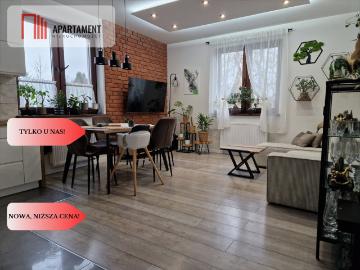 Nowoczesne 3 pokojowe mieszkanie z garażem i ogrodem