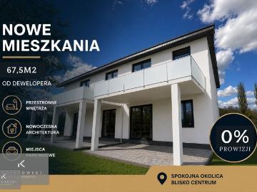Nowoczesne 3 pokojowe mieszkanie z tarasem, 67,5 m²