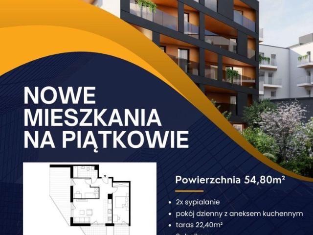 Nowoczesne 3 pokojowe mieszkanie z tarasem i balkonami zapraszam