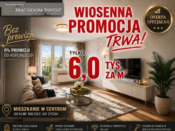 Nowoczesne 42,92 m2 z balkonem w centrum Rypina