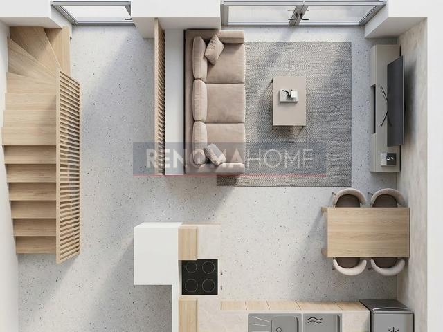 Nowoczesne 84,59 m² z antresolą, balkon, miejsce postojowe