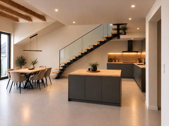 Nowoczesne 96 m² z antresolą i 3 sypialniami