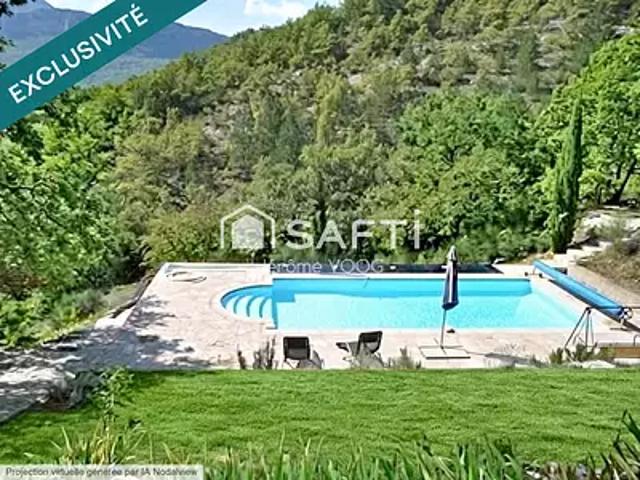Noyers sur Jabron 04200 Achat / Vente maison 11 pièces t11 piscine