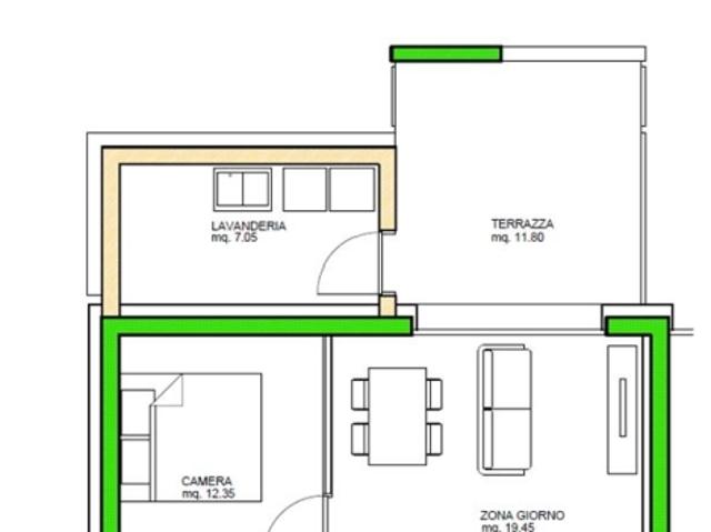 Nuova costruzioneelegante appartamento di 2.5 locali a Biasca