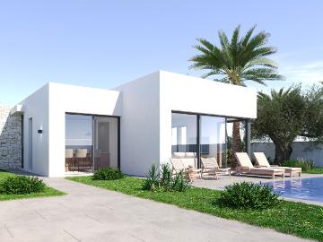 Nueva promoción villas modernas con piscina en Els Poblets. 125m² Els Poblets