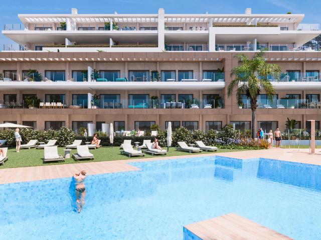 Apartamento de 1 dormitorio de nivel de entrada con una terraza orientada al sur de 25 m²