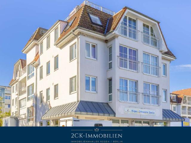 Nur 200 Meter bis zur Ostsee: Voll möblierte 2 Zimmer Wohnung im Ostseebad Binz inkl. Stellplatz