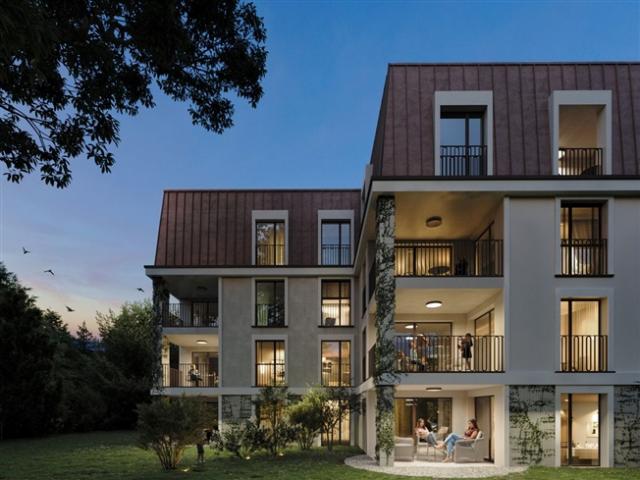 NUR 5 GRUNDSTÜCKE NOCH Prilly Buissonnière 4,5 ZIMMER GARTENEBENE