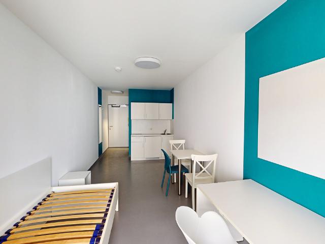 Studenten und Azubis aufgepasst Möbliertes 1 Zimmer Apartment mit Einbauküche und kleiner Terrasse