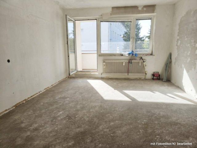 NUR KURZE ZEIT AM MARKT | mach was draus | PROVISIONSFREIE sanierungsbedürftige 3 Zimmer mit großer Loggia