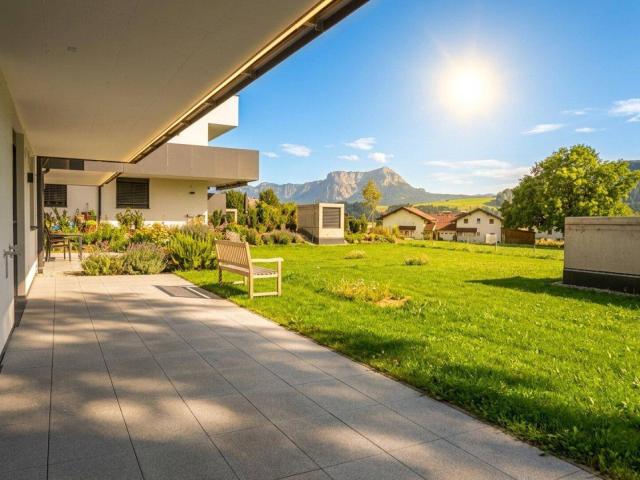 Nur noch wenige Wohnungen frei! PROVISIONSFREI! 2 Zimmer Gartenwohnung in Mondsee Erstbezug mit Top Ausstattung BAURECHTOBJEKT