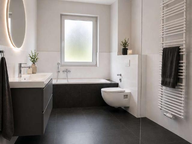 Nur noch eine Wohnung verfügbar ! 3 Zimmer mit Gäste Dusche, Terrasse und Garten
