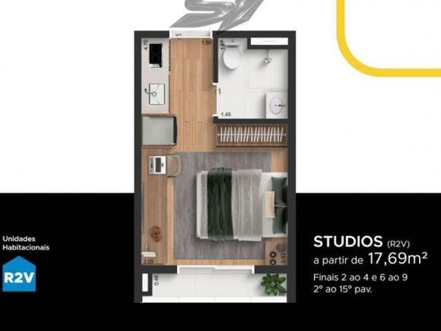 Nurban Consolação | Construtora Vita Urbana | Lançamento | 17 Metros | Studios com Varanda | sem Vag