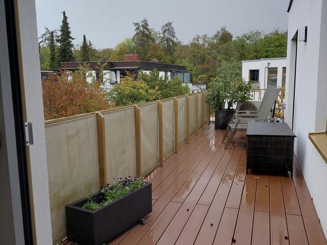 Nymphenburg | Exclusive furnished penthouse apartment with private lift landing, fireplace & 3 terraces, Munchen Amsterdam Apartments for Rent