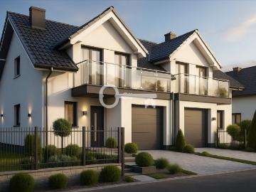 Nowoczesny dom 110 m² z garażem i ogrodem w Nysie