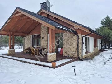 Przestronny dom 111 m2 z tarasem i lasem w Żółwinie