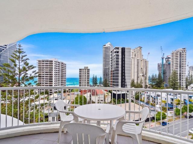 Ocean and Skyline Views From East Corner Apartment