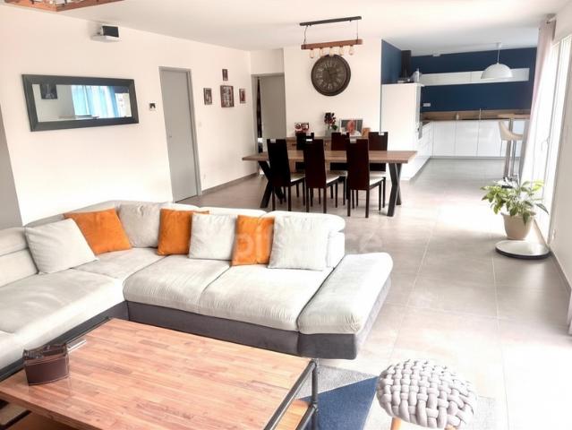 Octeville sur mer* maison de 2021 de 154 m² avec une vie de plain pied, 4 chambres, garage, spa