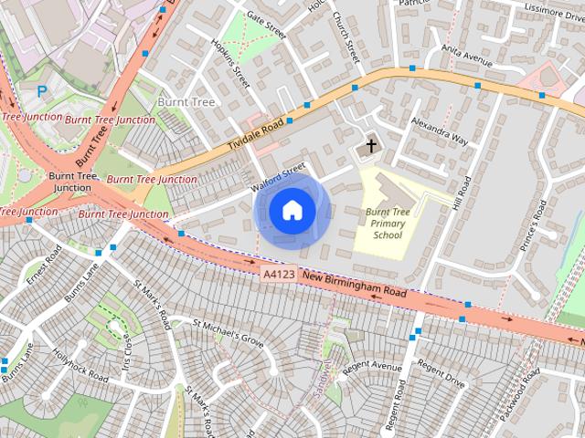 Oakthorpe Gardens, Tividale, Oldbury, West Midlands, B69