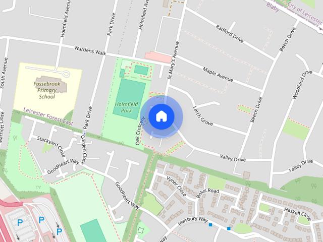 Oak Crescent, Leicester, LE3