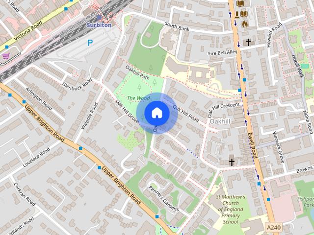 Oak Hill, Surbiton, KT6