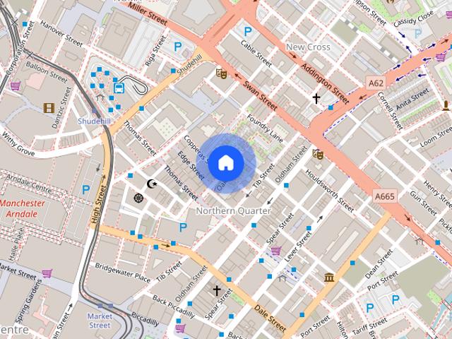 Oak Street, Nothern Quarter, Manchester, M4