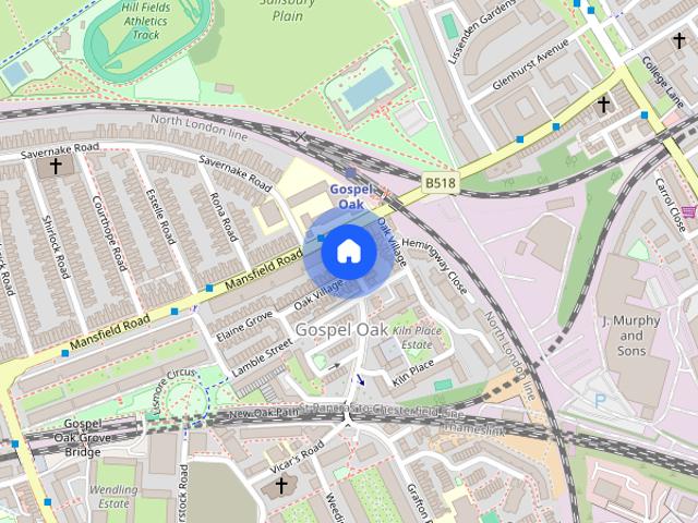 Oak village, Gospel Oak, London