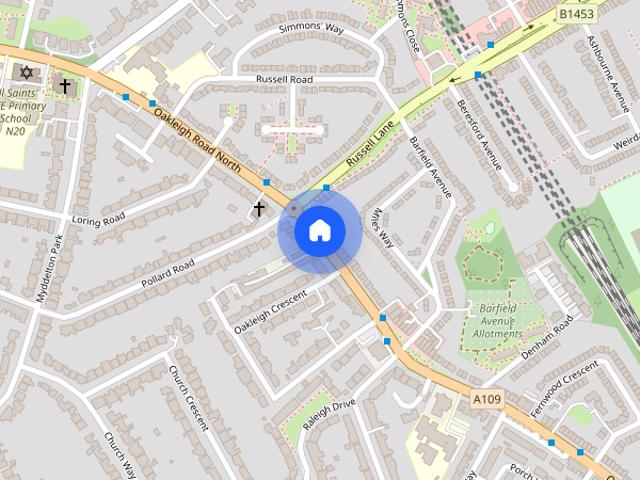 Oakleigh Road North, Whetstone, London, N20