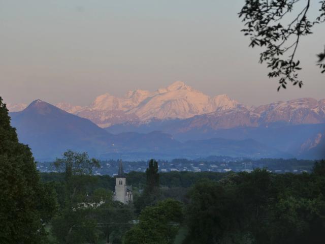 Oase der Ruhe mit Blick auf den Mont Blanc