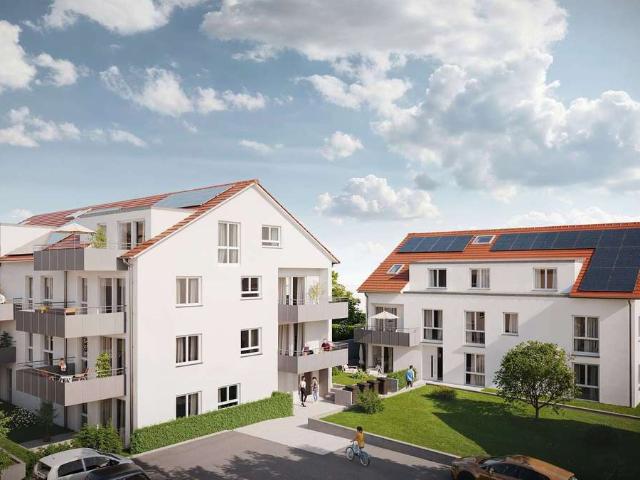 Obergeschosswohnung mit Balkon UND Gartenanteil in Sersheim