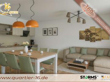Obergeschosswohnung WE 5 105,66 m² 4 Zimmer