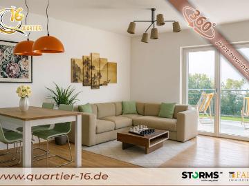 Obergeschosswohnung WE 8 124,42 m² 4 Zimmer