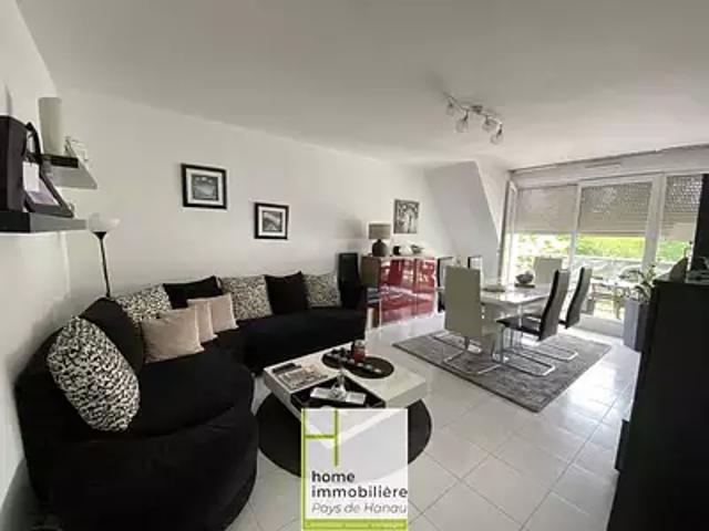 Oberhoffen sur Moder 67240 Achat / Vente appartement 3 pièces t3 au dernier étage
