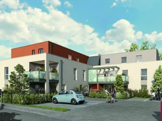 Oberhergheim: appartement F3 de 71.58m² avec terrasse