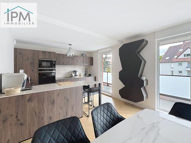 OBERNAI Appartement 5 pièces récent avec terrasses, cave et parking, belles prestations