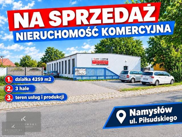 Obiekt komercyjny 4259 m² w Namysłowie polecam
