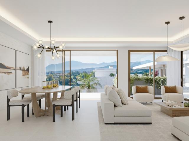Obra nueva, nuevos apartamentos, nuevo proyecto, Estepona, urbanización, piscina, Nueva Milla de Oro