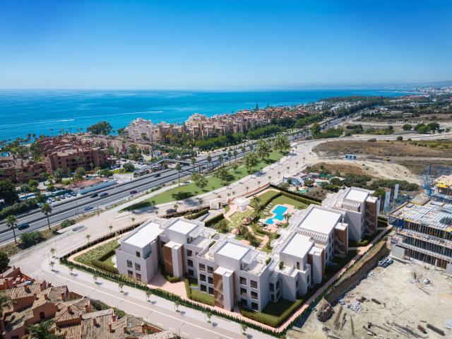 Obra nueva, nuevos apartamentos, nuevos residenciales, piscina comunitaria, Estepona, nueva milla de oro