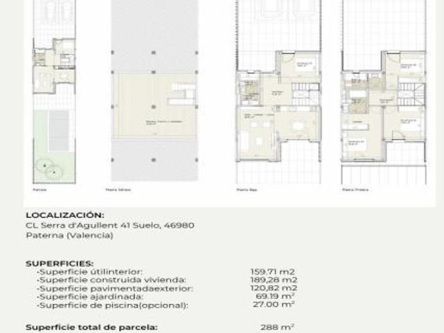 OBRA NUEVA CAMPOLIVAR, junto Kinepolis, 12 unifamiliares de hasta 420 m2 de parcela y unos 190m2 de